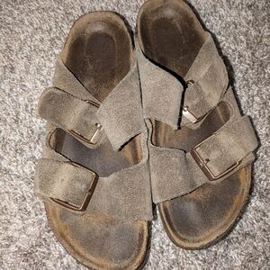 Birkenstock Brown Suede Sandals